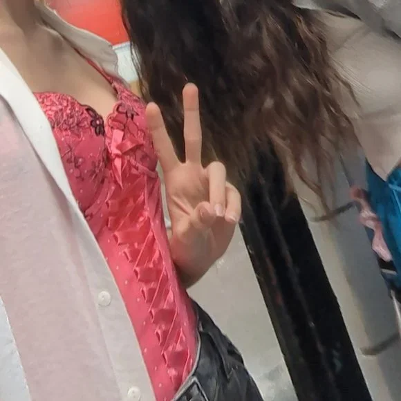 Pink Polka Dot Corset - Picture 5 of 5